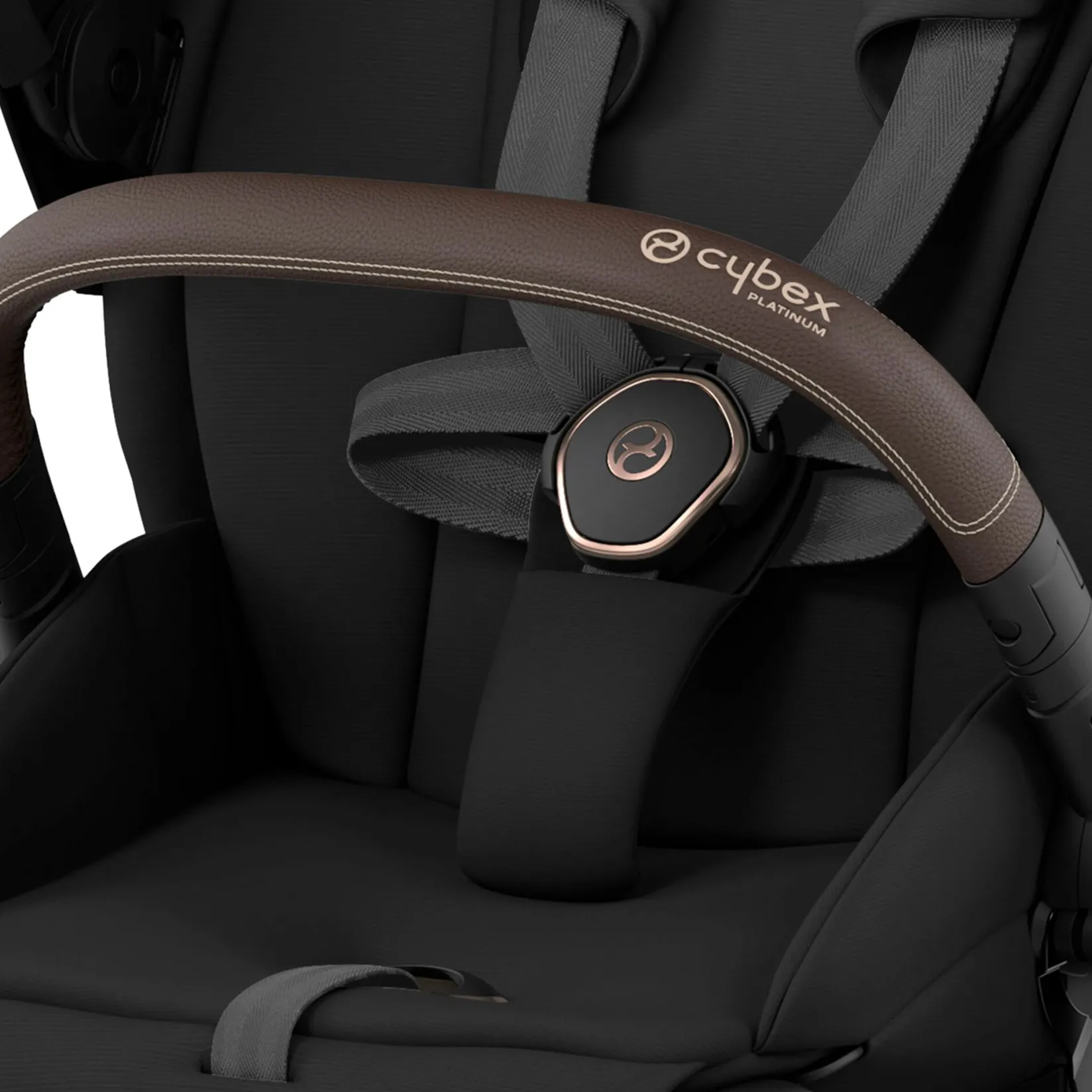 Strollers|Strollers & Trailers>Cybex Priam Rosegold Brown Stroller