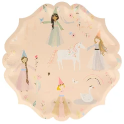 Party Supplies>Meri Meri Princess Large Plates (8)