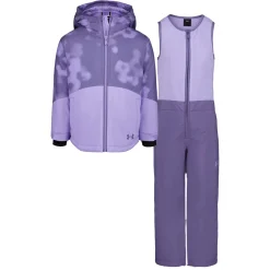 Outerwear|Snowsuits>Under Armour Print Set Snowsuit 4-6x Lilac