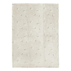 Blankets|Blankets>Piccolo Bambino Printed Blanket With Socks - Beige