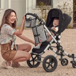 Clearance Pronto Signature Changing Station - Gray Melange Diaper Bags|Diaper Bags