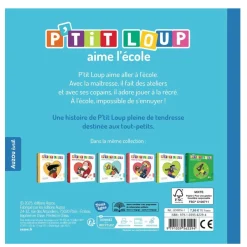 Sale P'Tit Loup Aime L'École 4 Years And Over|2 Years And Over
