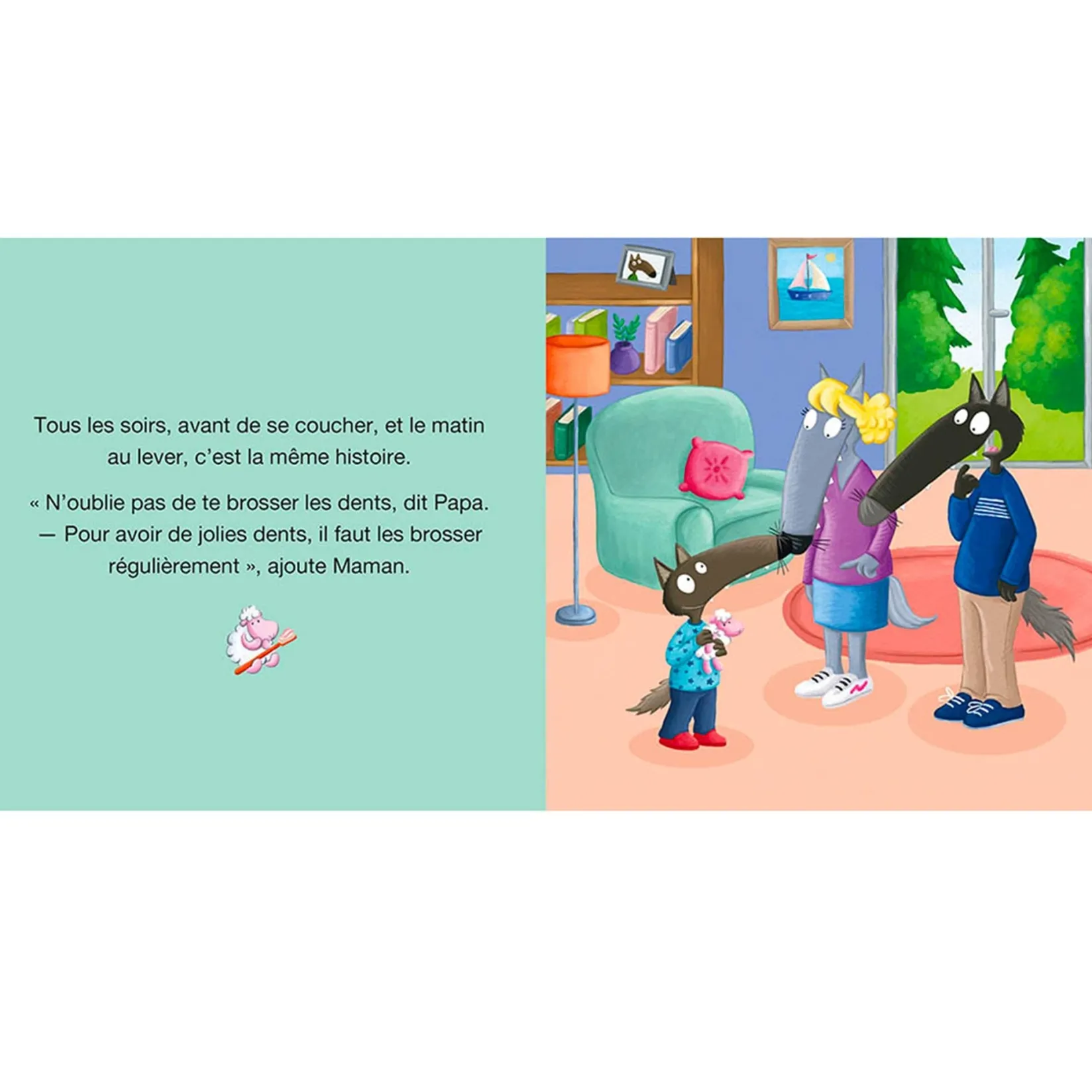 Clearance P'tit Loup Se Brosse les Dents 2 Years And Over|Baby 0-2 Years