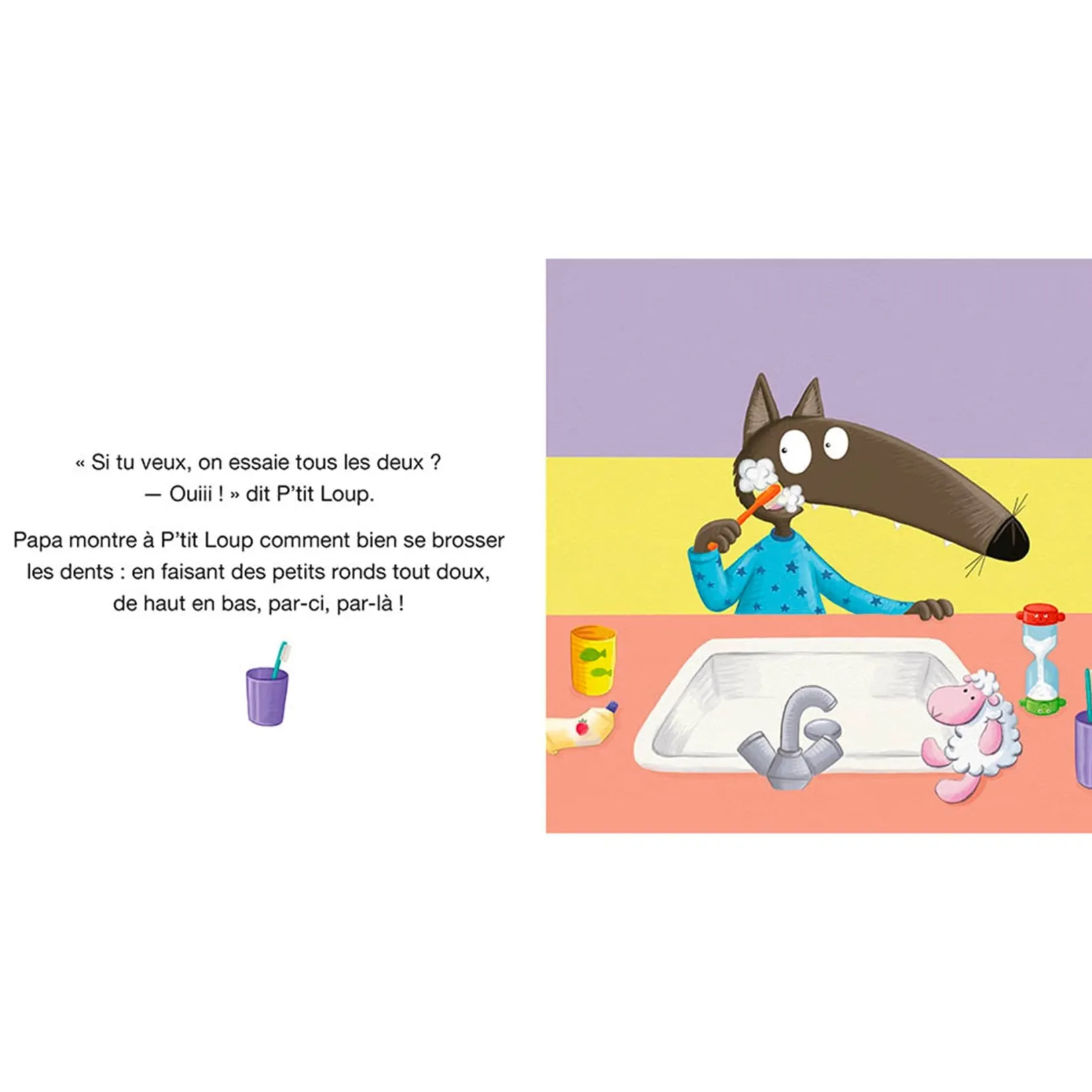 Clearance P'tit Loup Se Brosse les Dents 2 Years And Over|Baby 0-2 Years