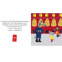 4 Years And Over|Baby 0-2 Years>Auzou Ptit Loup Veut Devenir Pompier