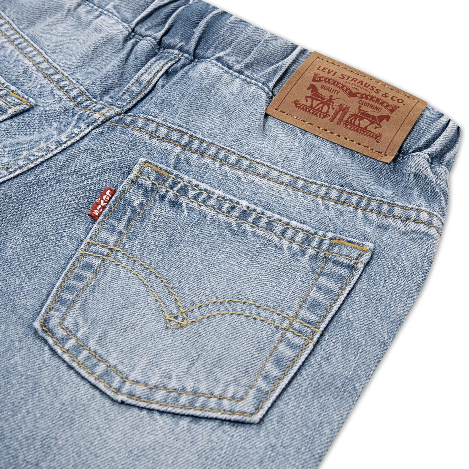Pants & Jeans>Levis Pull-on Stay Loose Jeans 4-7 Denim
