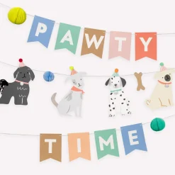 Clearance Puppy Party Garland Party Supplies