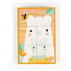 Best Pure 6-Block Tray Kids Puzzles