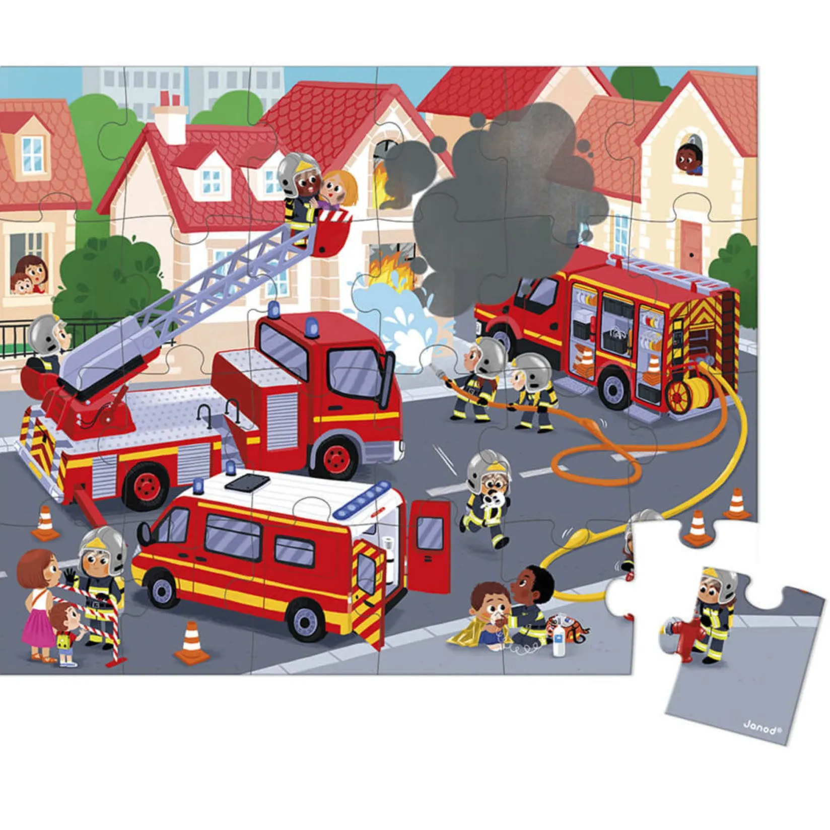 New Puzzle - Firefighter 24 Pieces Kids Puzzles