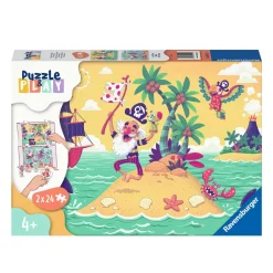 Sale Puzzle & Play (2) Pirate Adventure 24 Pieces Kids Puzzles