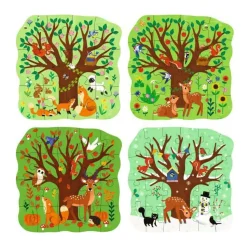 Hot Puzzle 4 Seasons Kids Puzzles