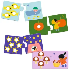 Hot Puzzle Duo - First Figures Kids Puzzles