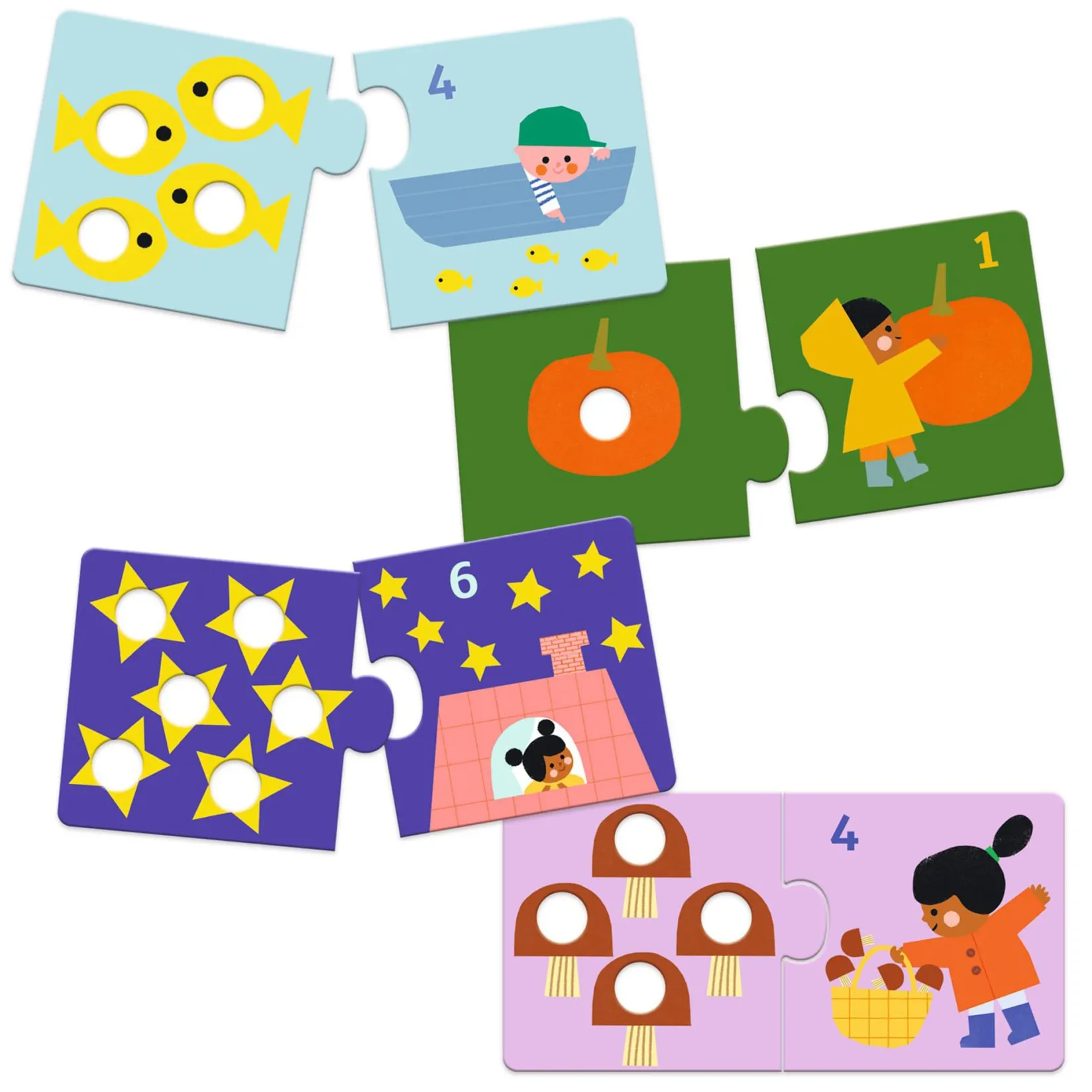 Hot Puzzle Duo - First Figures Kids Puzzles