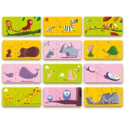 Puzzles>Djeco Puzzle duo / Mom and Baby