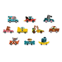 Clearance Puzzle duo / Racing cars Kids Puzzles