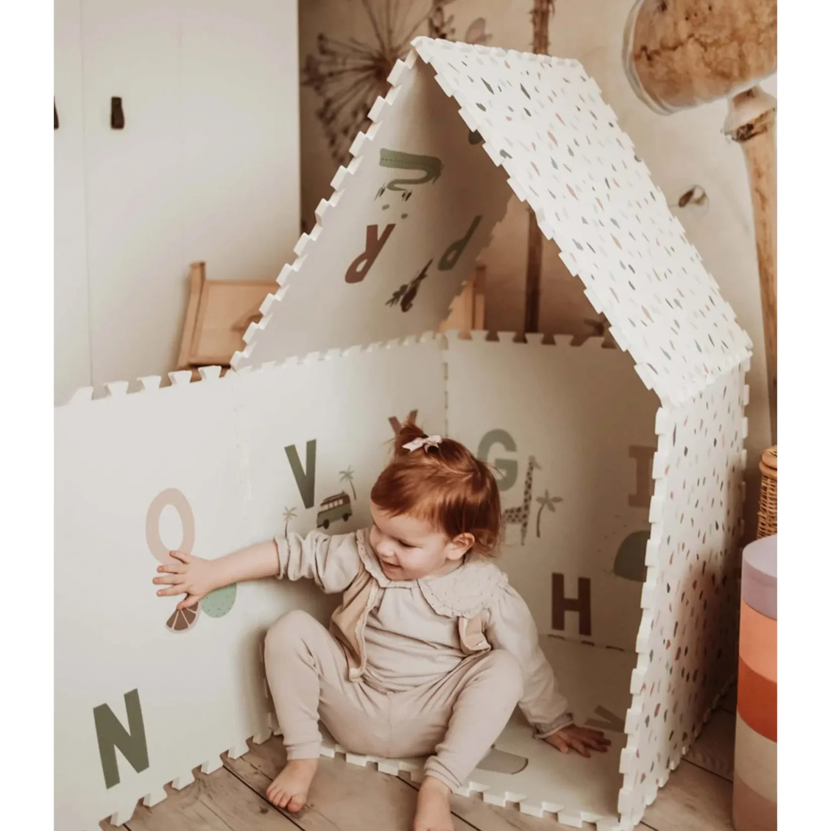 Developmental Toys|Play Mat>Play N Go Puzzle Mat Alphabet / Terrazzo