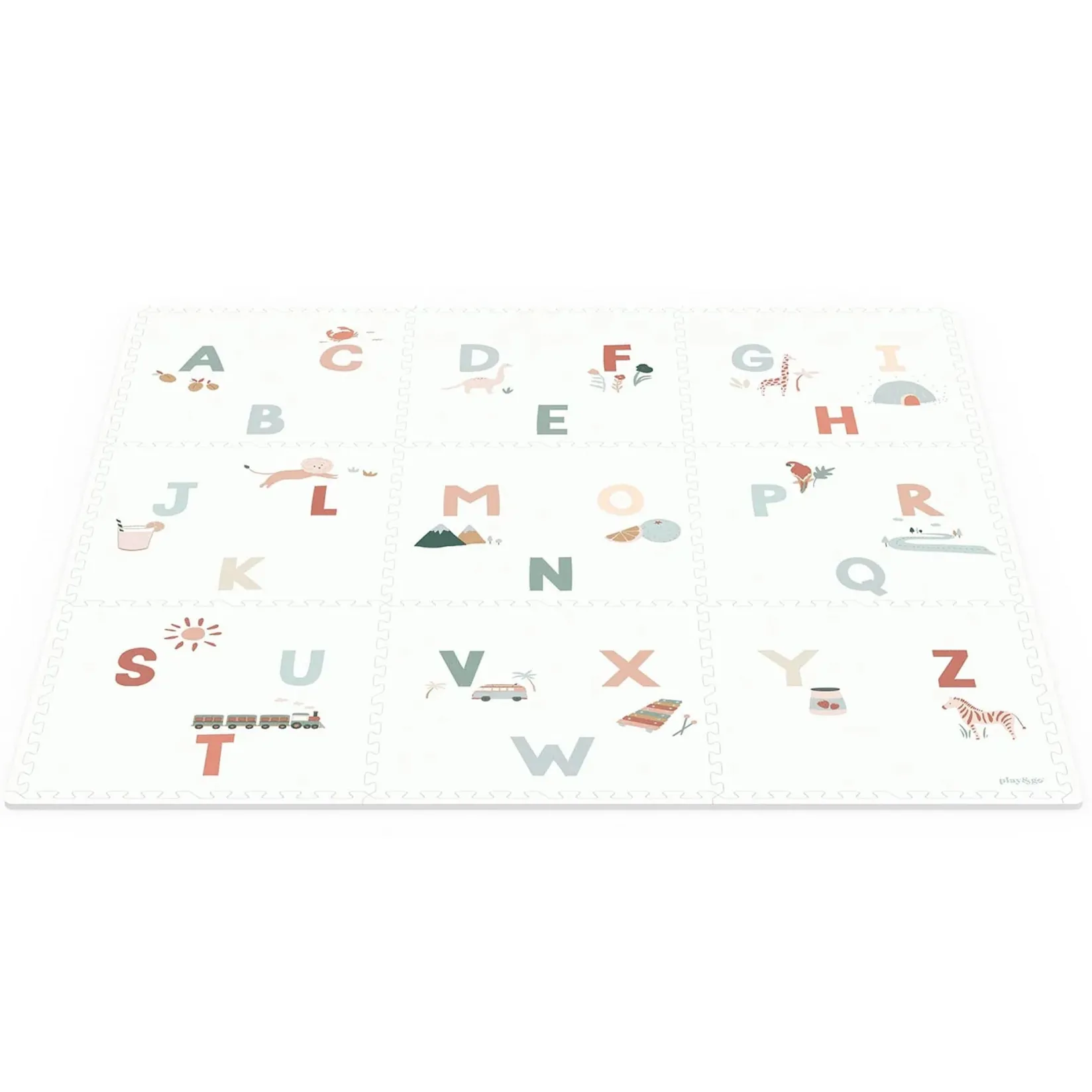 Developmental Toys|Play Mat>Play N Go Puzzle Mat Alphabet / Terrazzo