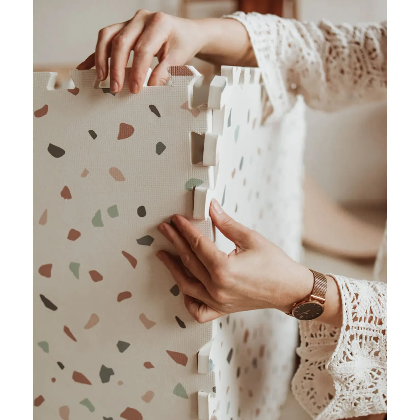 Developmental Toys|Play Mat>Play N Go Puzzle Mat Alphabet / Terrazzo