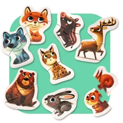 New Puzzle Mountain Animals Kids Puzzles