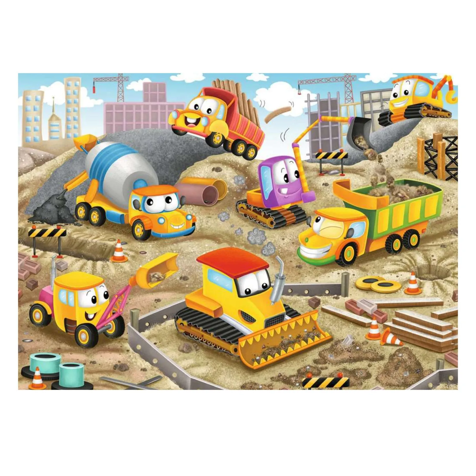 Puzzles>Ravensburger Puzzle Raise The Roof! 35 Pieces