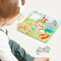 Puzzles>Janod Puzzle Tactile Farm