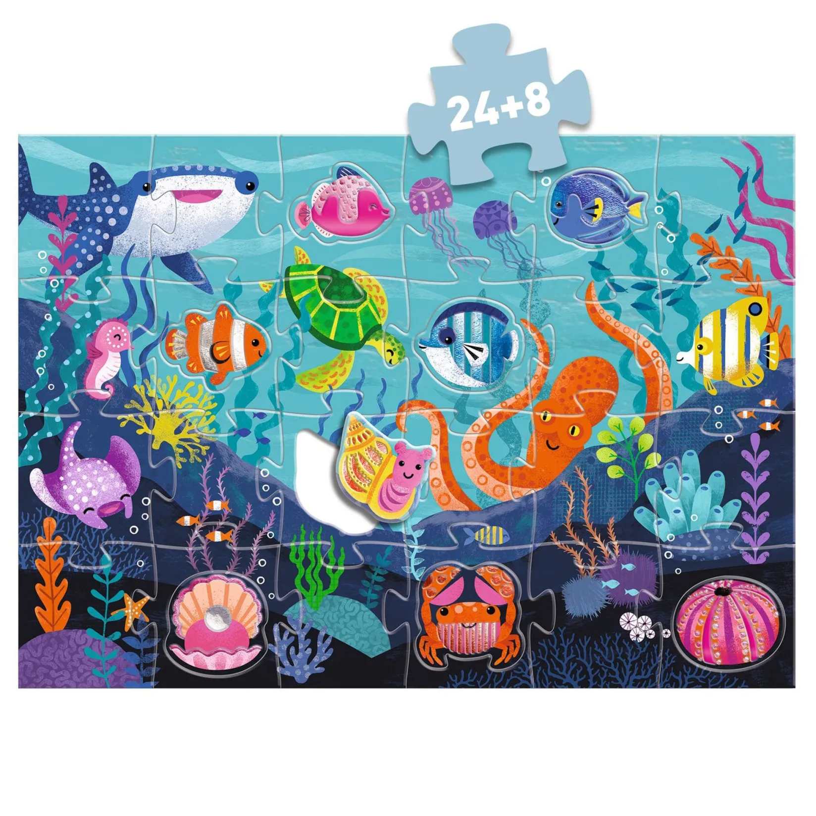 Puzzles>Djeco Puzzle Tactilo Sea