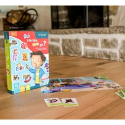 Outlet Qui Cherche Quoi Où? Kids Board Games
