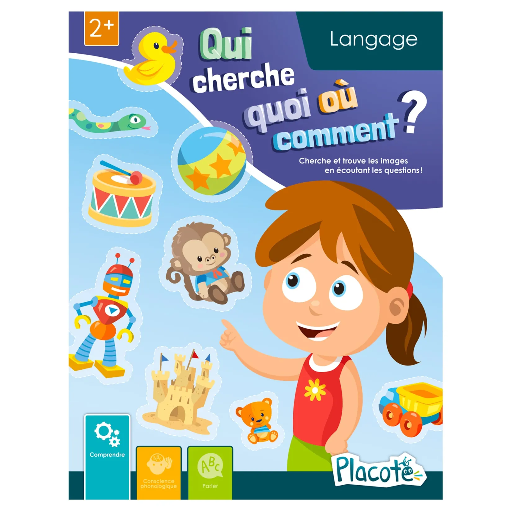 Hot Qui Cherche Quoi Où Comment? Kids Board Games