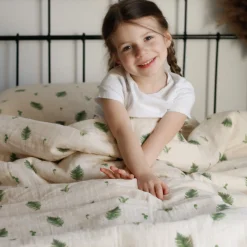 Online Quilted Comforter & Pillowcase - Muslin Fern Kids Twin Bedding|Comforters & Quilts