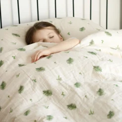 Online Quilted Comforter & Pillowcase - Muslin Fern Kids Twin Bedding|Comforters & Quilts