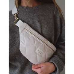New Quilted Waist Bag - Cream Handbags & Purses|Diaper Bags