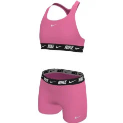Swimsuits>Nike Raceback Bikini Shorts Set8-16y Pink