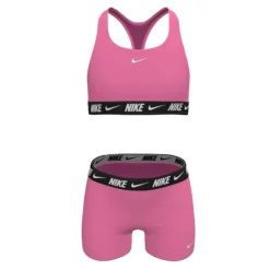 Swimsuits>Nike Raceback Bikini Shorts Set8-16y Pink