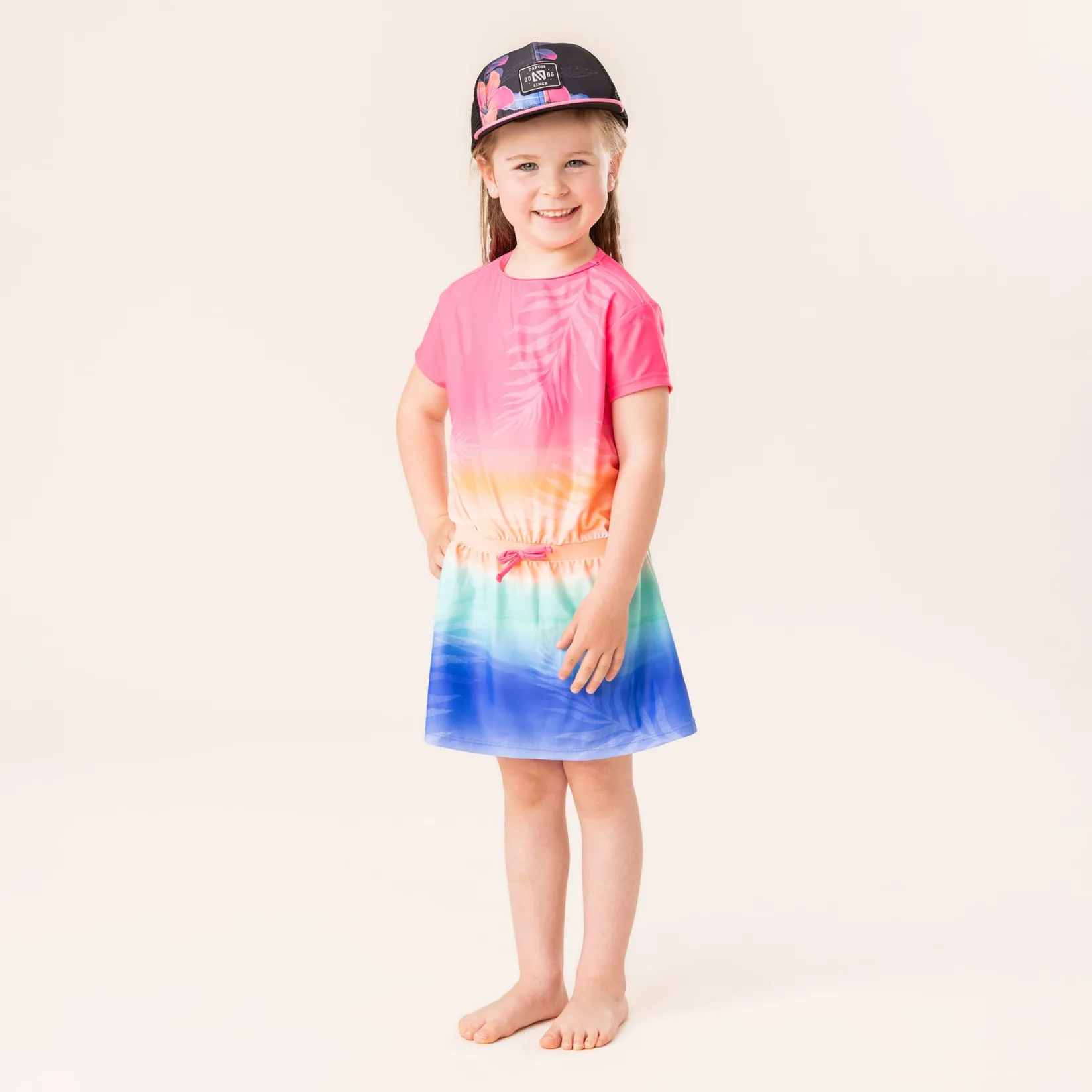 Discount Rainbow Beach Dress 2-14 Kids Swimsuits