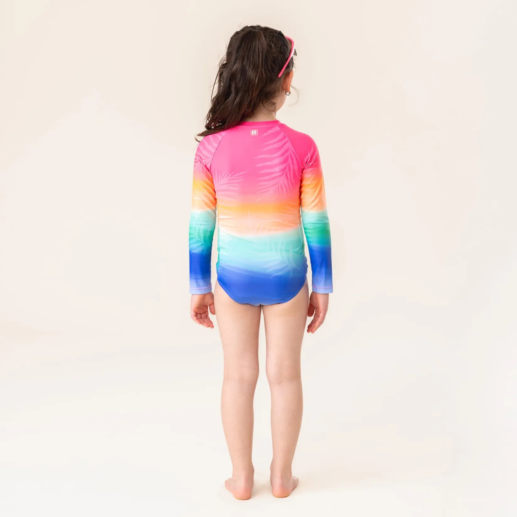 Rainbow Uv Ls Swimsuit 2-14 Kids Swimsuits