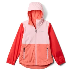 Outerwear|Coats & Jackets>Columbia Rainy Trails Jacket Iii 4-18 Coral
