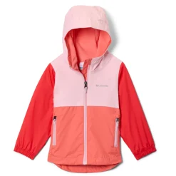 Outerwear|Coats & Jackets>Columbia Rainy Trails Jacket Iii 2-4t Coral