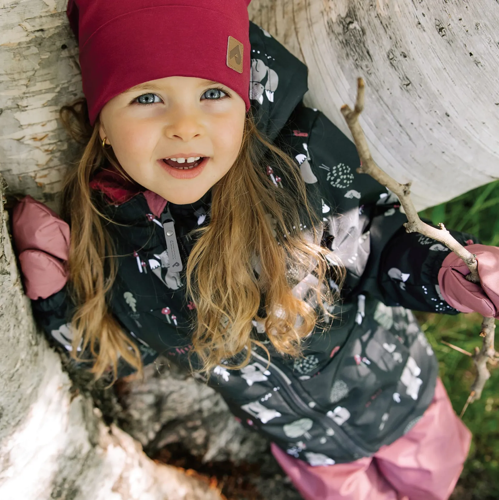 Mittens & Gloves>Perlimpinpin Raspberry Mittens 0-10ans Prune