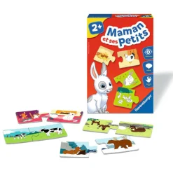 Best - Jeu Educatif - Maman et ses petits - Découverte des animaux Kids Board Games