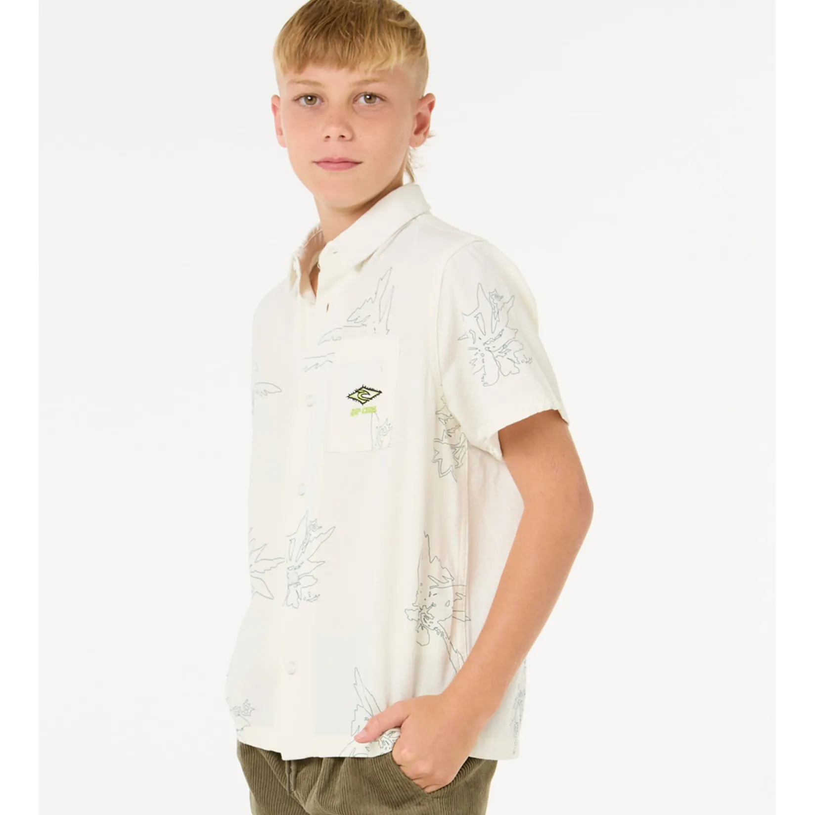 Tops>Rip Curl Raw Energy Shirt 8-14y White