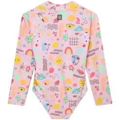 Best Retro Aop Uv Swimsuit 2-12 Kids Swimsuits