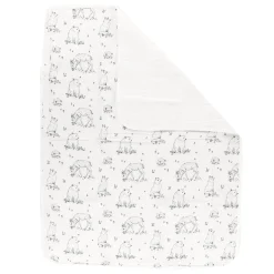 Outlet Reversible Muslin Waffle Blanket - Forest Kids Blankets|Blankets