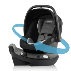 Hot Revolve180 LiteMax NXT Rotational Car Seat - Cinder Gray Kids Car Seats & Booster Seats|Car Seats