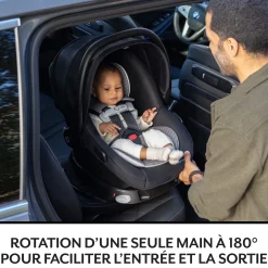 Hot Revolve180 LiteMax NXT Rotational Car Seat - Cinder Gray Kids Car Seats & Booster Seats|Car Seats