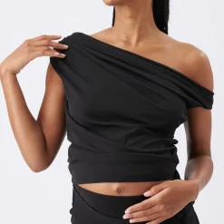 Tops>Ripe Rhi Off Shoulder Top Black