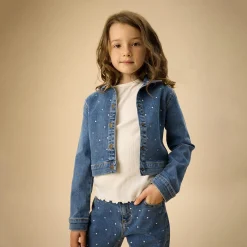 Clearance Rhinestones Jeans 7-14 Kids Pants & Jeans