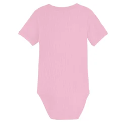 Bodysuits>Minymo Rib Bodysuit 6-24m Pink