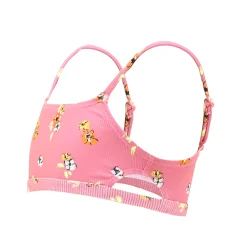 Rib Flowers Bikini 3-14y Kids Swimsuits