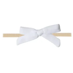 Fashion Accessories|Fashion Accessories>Copper Pearl Ribbon Nylon Bow - Dove