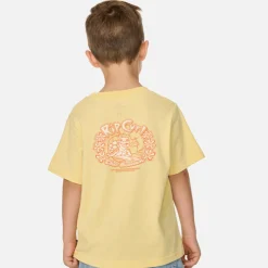 Tops>Rip Curl Ride The Wave Art T-shirt 1-8y Yellow